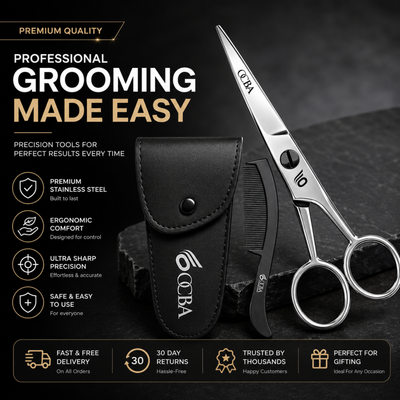 OCBA Beard & Moustache Scissors